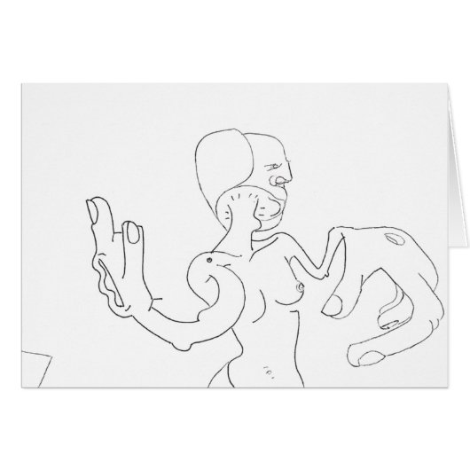 PDD Small Weak Drawings Surreal Character Doodles (Front Horizontal)