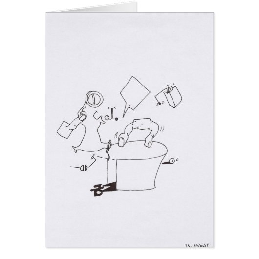 PDD Small Weak Drawings Surreal Dancing Fingers (Front)