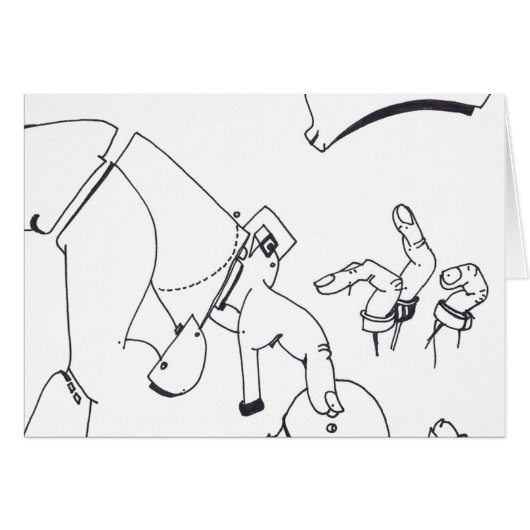 PDD Small Weak Drawings Surreal Prosthetic Fingers (Front Horizontal)