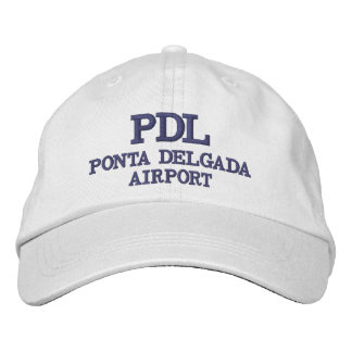 PDL Ponta Delgada Airport Embroidered Baseball Cap
