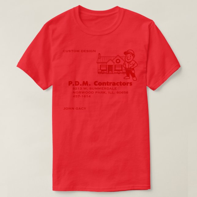 PDM Contractors T-Shirt (Design Front)