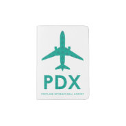 Pdx Airport Carpet Airplane | Portland Passport Holder at Zazzle