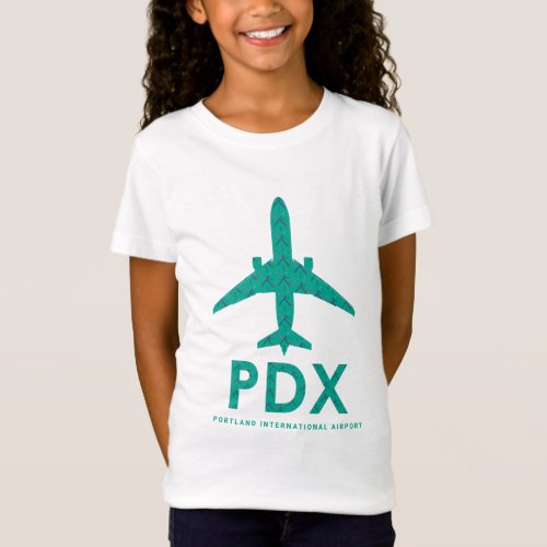 PDX Airport Carpet Airplane  PORTLAND T_Shirt