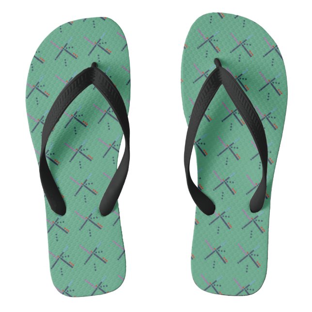 PDX Airport Carpet Flip Flops (Footbed)