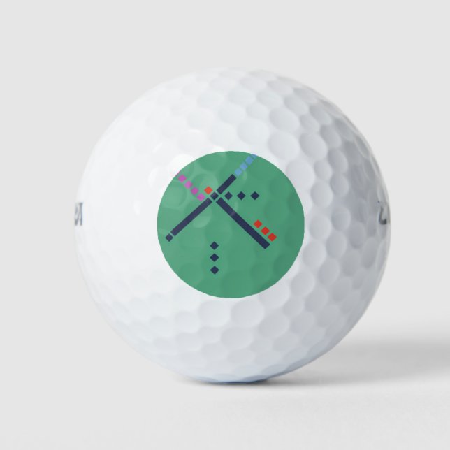 PDX Airport Carpet Golf Balls (Front)