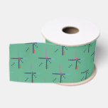PDX Airport Carpet Grosgrain Ribbon