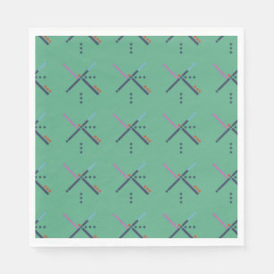 PDX Airport Carpet Paper Napkins