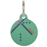 PDX Airport Carpet Pet ID Tag