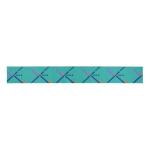 PDX Airport Carpet Portland Oregon Grosgrain Ribbon