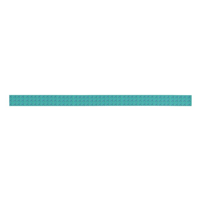 PDX Airport Carpet Portland Oregon Grosgrain Ribbon (Front)