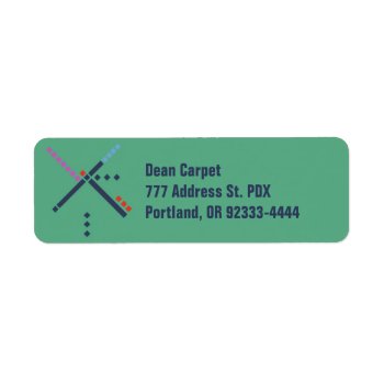 Pdx Airport Carpet Portland Oregon Label by TerryBain at Zazzle