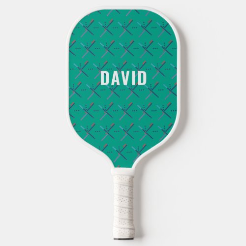 PDX Airport Carpet  PORTLAND Personalized Pickleball Paddle