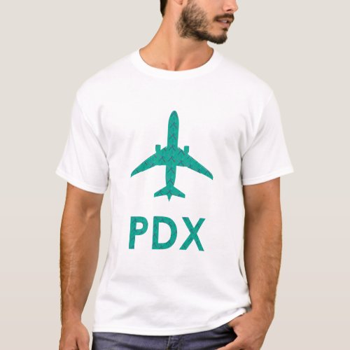 PDX Airport Carpet  PORTLAND T_Shirt
