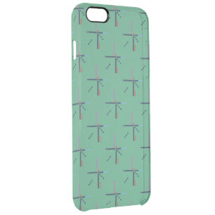PDX Airport Carpet Clear iPhone 6 Plus Case