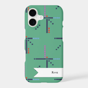 PDX Airport Classic Carpet Pattern iPhone 17 Case