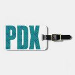 PDX Letters Portland Airport Carpet Bag Tag