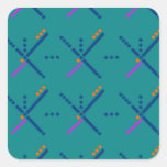 PDX Portland Airport Carpet Square Sticker