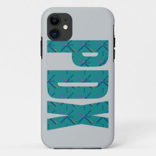 PDX Portland Airport Carpet Text iPhone 11 Case