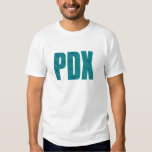 PDX Portland Airport Carpet Text Tee Shirt