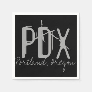 PDX Portland Airport Napkins