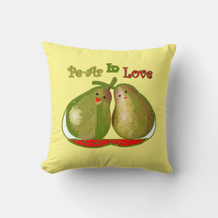 Pe-Ar In Love Throw Pillow