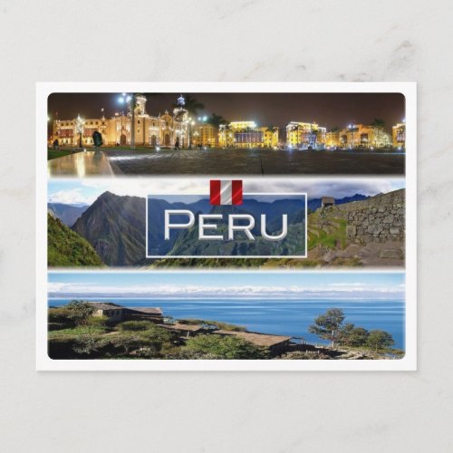 PE Peru _ Postcard