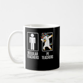 PE Physical Education Teacher Unicorn Gifts Coffee Mug