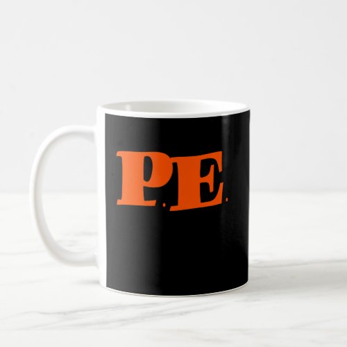 Pe Rocks Orange School T Shirt Student Physical Te Coffee Mug