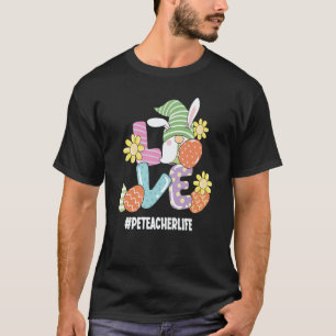 PE Teacher Cute Easter Gnome Spring Love Gnomie  1 T-Shirt