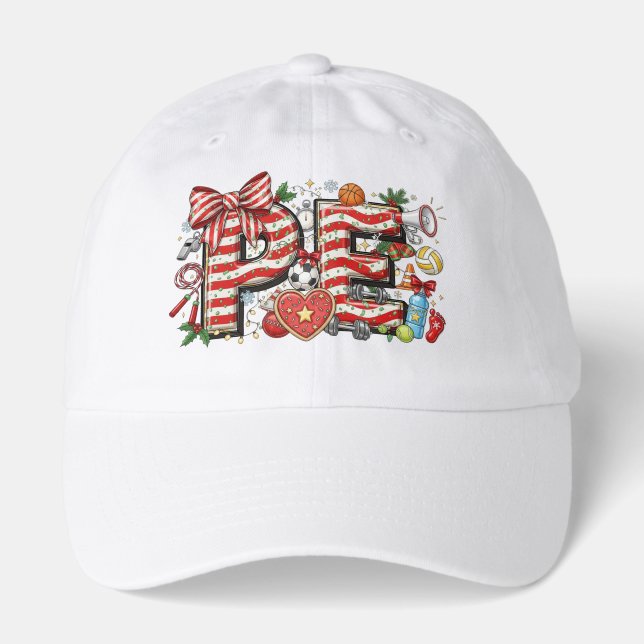 PE Teacher – Fun School Christmas Gift Hat (Front)
