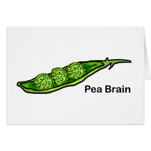 Pea Brain Cards (Front Horizontal)