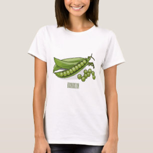 Pea cartoon illustration  T-Shirt