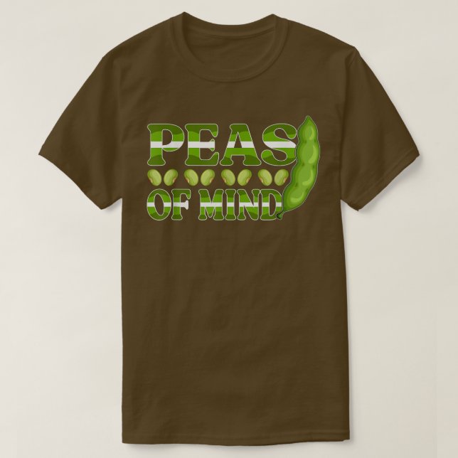 Pea ĭ for vegans and vegetarians  T-Shirt (Design Front)
