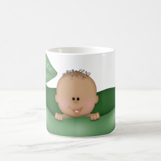 PEA IN A POD African American Baby Shower Mug Cup