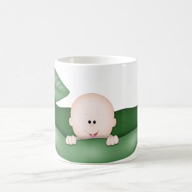 PEA IN A POD Baby Shower Coffee Mug Cup (Center)