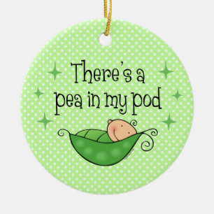 Pea In My Pod Ornament