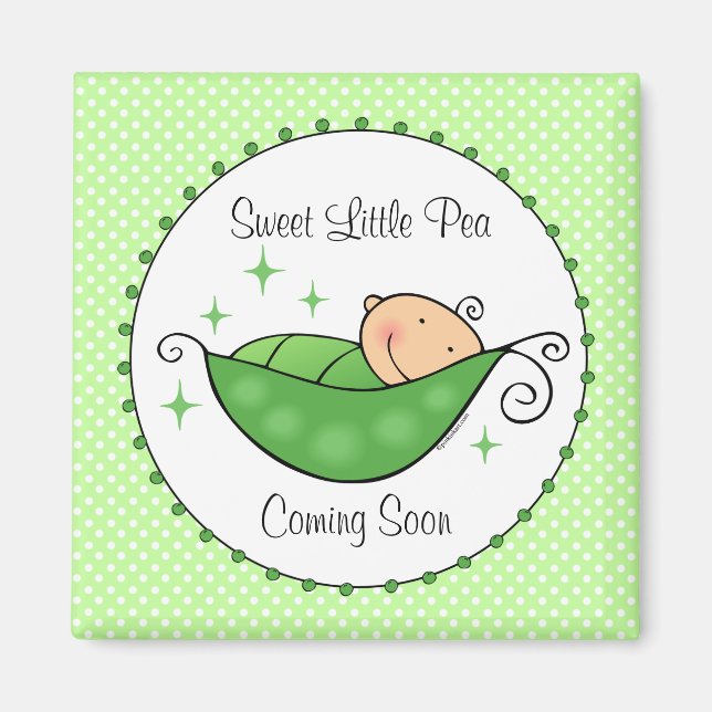 Pea In My Pod Personalized Magnet (Front)