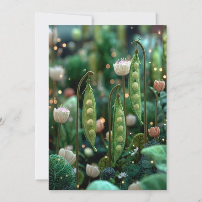 Pea in the Pod | Cozy Peas Invitation (Front)