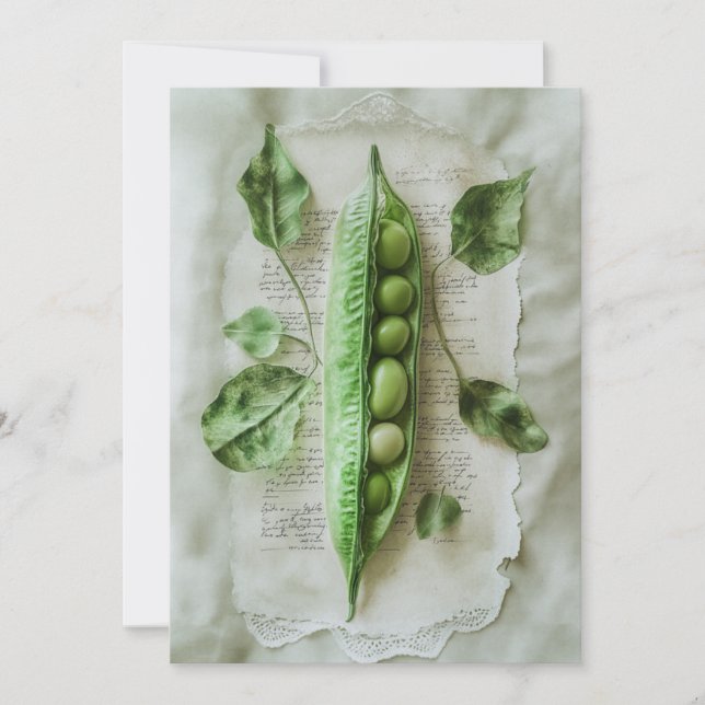 Pea in the Pod | Snug & Sweet Invitation (Front)