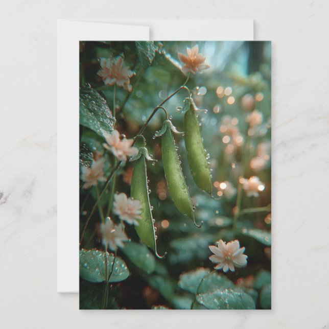 Pea in the Pod | Sweet Sprouts Invitation (Front)