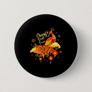 Pea Mahjong Cheers Bird Bam Chinese Mah Jong Game  Button