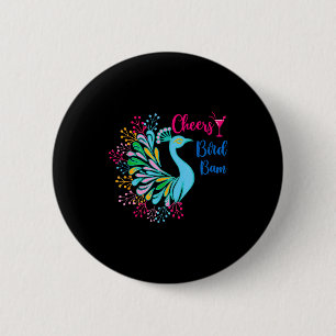 Pea Mahjong Cheers Bird Bam Chinese Mah Jong Wine  Button