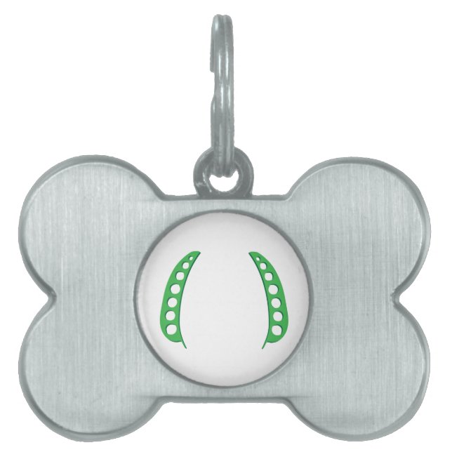 Pea Pod Frame Pet Name Tag (Front)