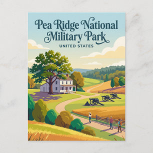 Pea Ridge National Military Park Arkansas Postcard