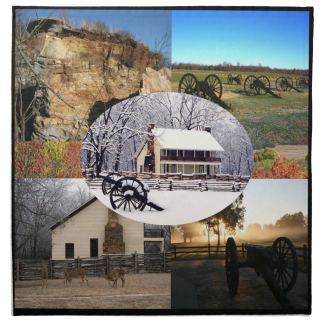 Pea Ridge National Military Park Cloth Napkin (Front)