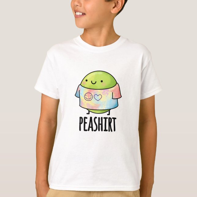Pea Shirt Funny Veggie Pea TShirt Pun  (Front)