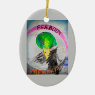 Peabody Memphis Ceramic Ornament