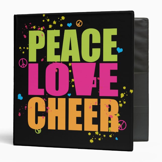Peac Love Cheer Binder (Front/Inside)