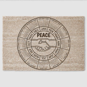 Peace 365 Days a Year Coir Mat