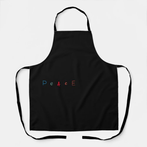 Peace 3 apron